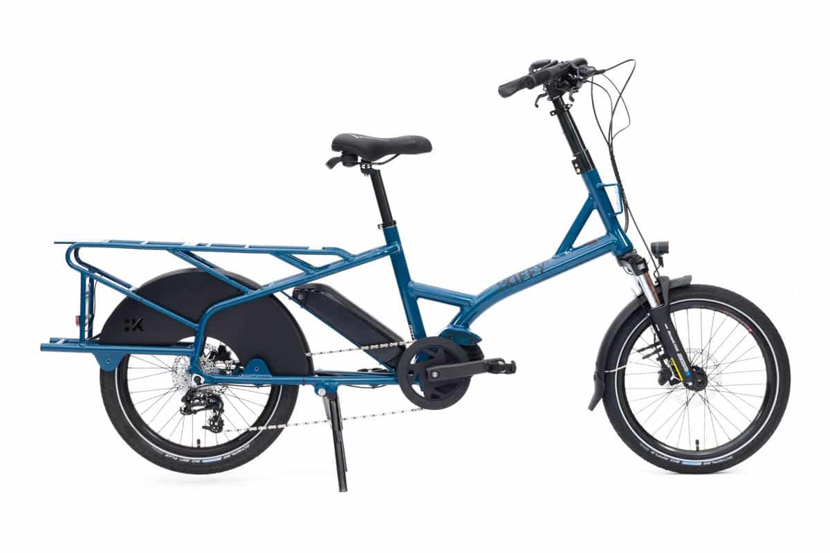 Kiffy Capsule MT Smart e-cargo bike 2023 couleur Mineral Blue